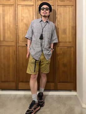 「Reebok（リーボック）のアイテム」を使った、別宮聖一 ( ベックセイイチ )さん（メンズ・169cm）の秋コーディネート