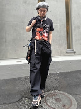 「アイテム（キーホルダー）」を使った、別宮聖一 ( ベックセイイチ )さん（メンズ・169cm）の秋コーディネート