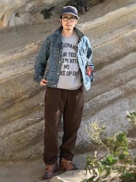 「JOURNAL STANDARD（ジャーナルスタンダード）のアイテム」を使った、別宮聖一 ( ベックセイイチ )さん（メンズ・169cm）の秋コーディネート