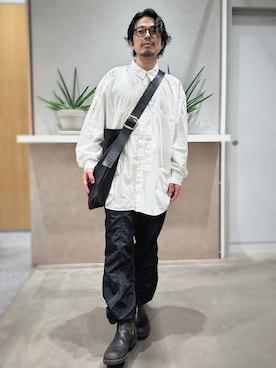 「coen（コーエン）のアイテム」を使った、別宮聖一 ( ベックセイイチ )さん（メンズ・169cm）の秋コーディネート