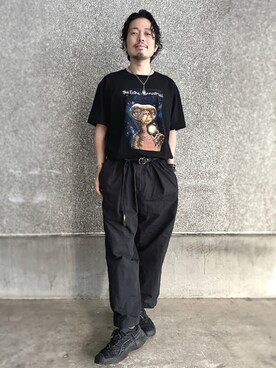 「VINTAGE（ヴィンテージ）のアイテム（ネックレス）」を使った、別宮聖一 ( ベックセイイチ )さん（メンズ・169cm）の秋コーディネート