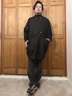 「EYEVAN（アイヴァン）のアイテム」を使った、別宮聖一 ( ベックセイイチ )さん（メンズ・169cm）の冬コーディネート