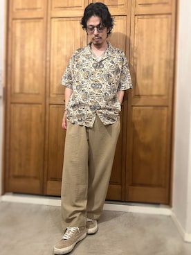 「JOURNAL STANDARD relume（ジャーナルスタンダード　レリューム）のアイテム」を使った、別宮聖一 ( ベックセイイチ )さん（メンズ・169cm）の夏コーディネート
