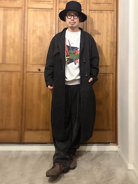 「EYEVAN（アイヴァン）のアイテム」を使った、別宮聖一 ( ベックセイイチ )さん（メンズ・169cm）の冬コーディネート