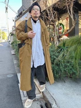 「EYEVAN（アイヴァン）のアイテム」を使った、別宮聖一 ( ベックセイイチ )さん（メンズ・169cm）の冬コーディネート