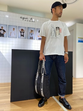 agnès b.さん（メンズ・183cm）の夏コーディネート