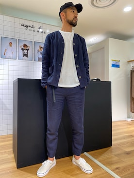 agnès b.さん(メンズ・183cm)の夏コーディネート