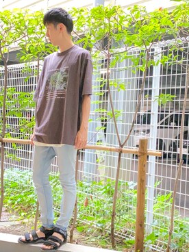 「ADRER（アドラー）の【ADRER】サイドジップレイヤードタンク（タンクトップ）」を使った、YASUHIROさん（メンズ・175cm）の夏コーディネート