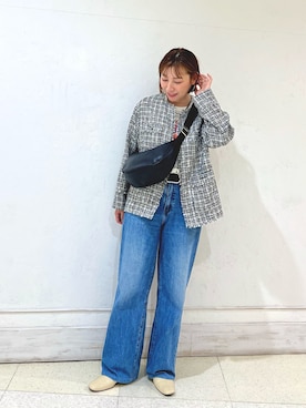 「russet（ラシット）のアイテム」を使った、gako33さん（レディース・160cm）の秋コーディネート