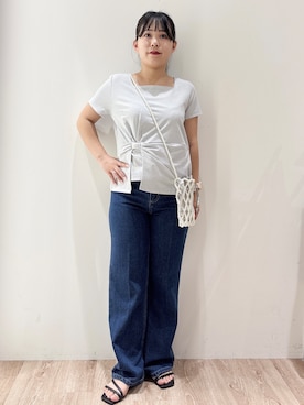 「OPAQUE.CLIP（オペークドットクリップ）のアイテム」を使った、hinachiさん（レディース・145cm）の夏コーディネート