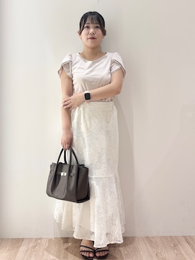 「アイテム（トートバッグ、その他）」を使った、hinachiさん（レディース・145cm）の夏コーディネート