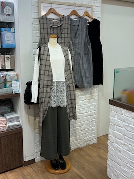 「one'sterrace（ワンズテラス）のアイテム」を使った、てんちゃんさん（レディース・156cm）の秋コーディネート
