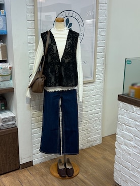 「one'sterrace（ワンズテラス）のアイテム」を使った、てんちゃんさん（レディース・156cm）の秋コーディネート