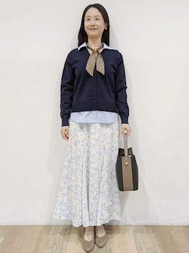 「HusHusH（ハッシュアッシュ）のアイテム（パンツ）」を使った、nicoさん（レディース・158cm）の冬コーディネート