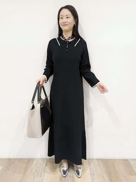 「COUP DE CHANCE（クードシャンス）のアイテム」を使った、nicoさん（レディース・158cm）の春コーディネート