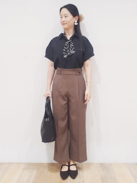 「grove（グローブ）のアイテム」を使った、nicoさん（レディース・158cm）の夏コーディネート