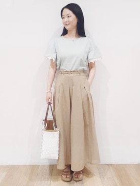nicoさん（レディース・158cm）の春コーディネート