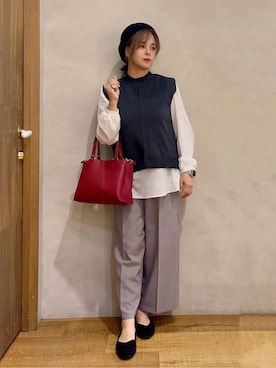まるぷ–さん(レディース・156cm)の秋コーディネート