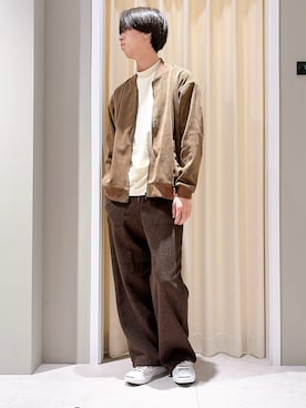 「CONVERSE（コンバース）の◆CONVERSE JACK PURCELL(コンバース ジャックパーセル)（スニーカー、グレー系）」を使った、ryogo520さん（メンズ・177cm）の冬コーディネート