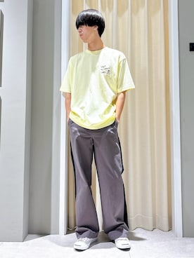 「CONVERSE（コンバース）の◆CONVERSE JACK PURCELL(コンバース ジャックパーセル)（スニーカー、グレー系）」を使った、ryogo520さん（メンズ・177cm）の秋コーディネート