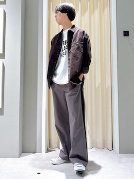 「CONVERSE（コンバース）の◆CONVERSE JACK PURCELL(コンバース ジャックパーセル)（スニーカー、グレー系）」を使った、ryogo520さん（メンズ・177cm）の秋コーディネート