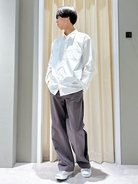 「CONVERSE（コンバース）の◆CONVERSE JACK PURCELL(コンバース ジャックパーセル)（スニーカー、グレー系）」を使った、ryogo520さん（メンズ・177cm）の秋コーディネート