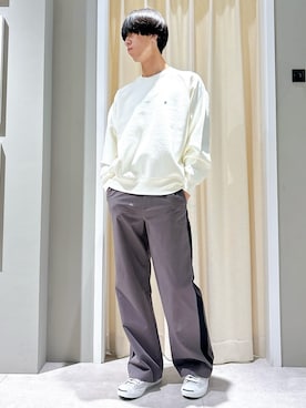 「CONVERSE（コンバース）の◆CONVERSE JACK PURCELL(コンバース ジャックパーセル)（スニーカー、グレー系）」を使った、ryogo520さん（メンズ・177cm）の秋コーディネート