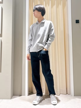 「CONVERSE（コンバース）の◆CONVERSE JACK PURCELL(コンバース ジャックパーセル)（スニーカー、グレー系）」を使った、ryogo520さん（メンズ・177cm）の秋コーディネート