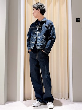 「CONVERSE（コンバース）の◆CONVERSE JACK PURCELL(コンバース ジャックパーセル)（スニーカー、グレー系）」を使った、ryogo520さん（メンズ・177cm）の冬コーディネート