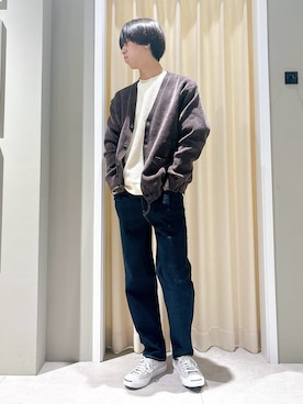 「CONVERSE（コンバース）の◆CONVERSE JACK PURCELL(コンバース ジャックパーセル)（スニーカー、グレー系）」を使った、ryogo520さん（メンズ・177cm）の秋コーディネート