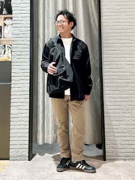 「INDIVI（インディヴィ）のアイテム」を使った、KENJI Iさん（メンズ・162cm）の冬コーディネート