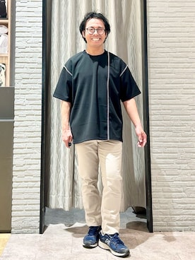 「THE SHOP TK （ザ ショップ ティーケー ）のアイテム」を使った、KENJI Iさん（メンズ・162cm）の春コーディネート