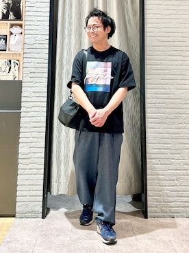 「SOUP（スープ）のアイテム（トップス）」を使った、KENJI Iさん（メンズ・162cm）の春コーディネート