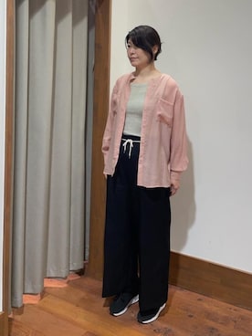 「DRESKIP（ドレスキップ）のアイテム」を使った、miechiさん（レディース・168cm）の春コーディネート