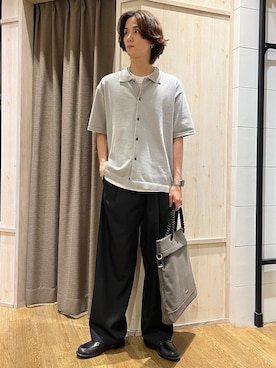 「THE SHOP TK （ザ ショップ ティーケー ）のアイテム（Tシャツ/カットソー）」を使った、motoさん（メンズ・172cm）の秋コーディネート