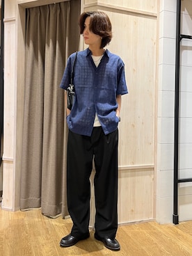 「THE SHOP TK （ザ ショップ ティーケー ）のアイテム（Tシャツ/カットソー）」を使った、motoさん（メンズ・172cm）の秋コーディネート