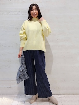 よしみさん(レディース・163cm)の冬コーディネート