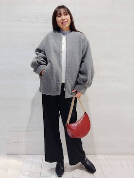 よしみさん(レディース・163cm)の冬コーディネート