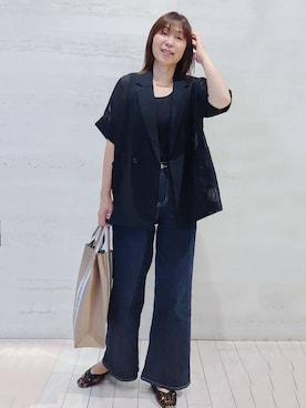 よしみさん(レディース・163cm)の秋コーディネート