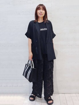 よしみさん(レディース・163cm)の夏コーディネート