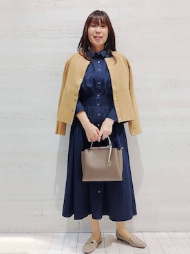 よしみさん(レディース・163cm)の秋コーディネート
