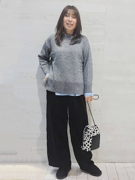 よしみさん(レディース・163cm)の冬コーディネート