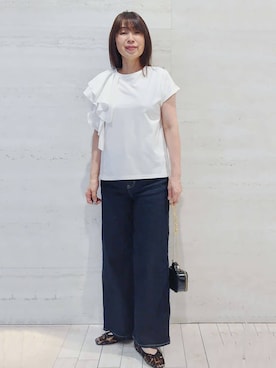 よしみさん（レディース・163cm）の夏コーディネート