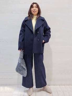 よしみさん(レディース・163cm)の冬コーディネート