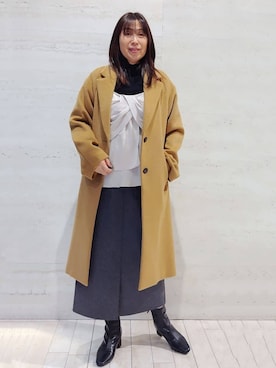 よしみさん(レディース・163cm)の冬コーディネート