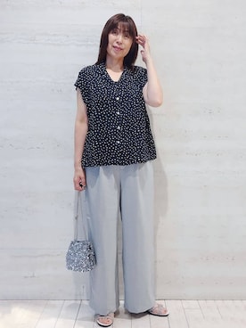 よしみさん(レディース・163cm)の夏コーディネート