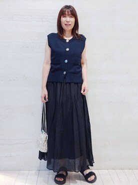 よしみさん(レディース・163cm)の夏コーディネート