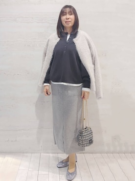 よしみさん(レディース・163cm)の冬コーディネート