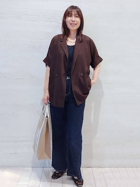 よしみさん(レディース・163cm)の秋コーディネート