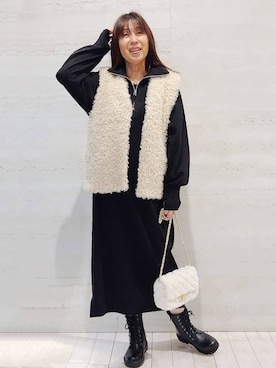 よしみさん(レディース・163cm)の秋コーディネート